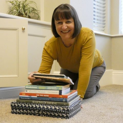 Anita decluttering books