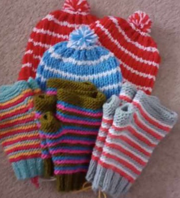Knitted craft items